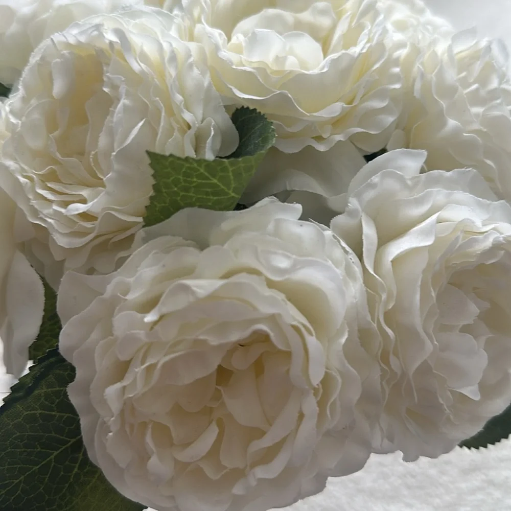 Beautiful Faux Cream floral bouquet